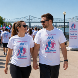 Personalized Angel Walk T-Shirts